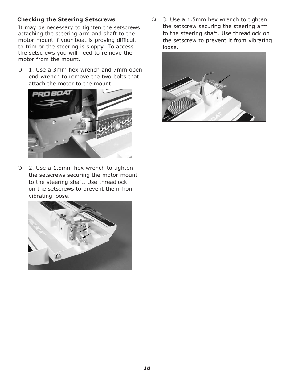 Pro Boat PRB4000BDC User Manual | Page 10 / 16