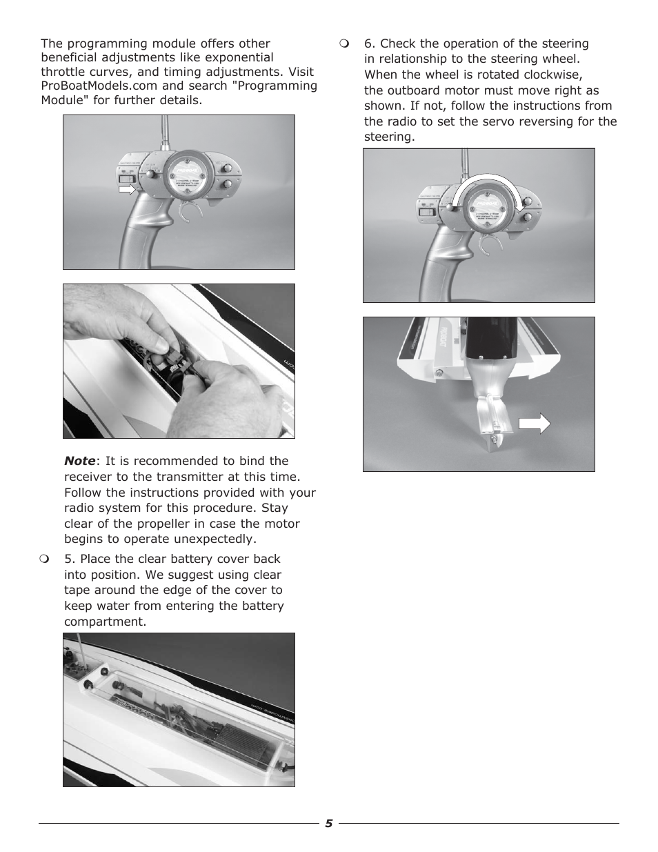 Pro Boat PRB4000BDC User Manual | Page 5 / 16