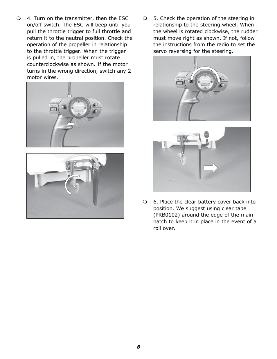 Pro Boat PRB4075 User Manual | Page 8 / 16