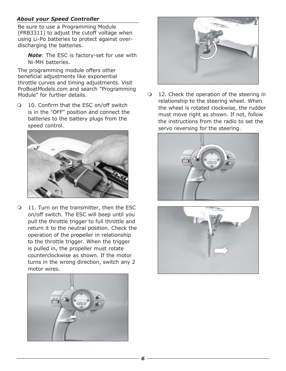 Pro Boat PRB4100 User Manual | Page 6 / 16