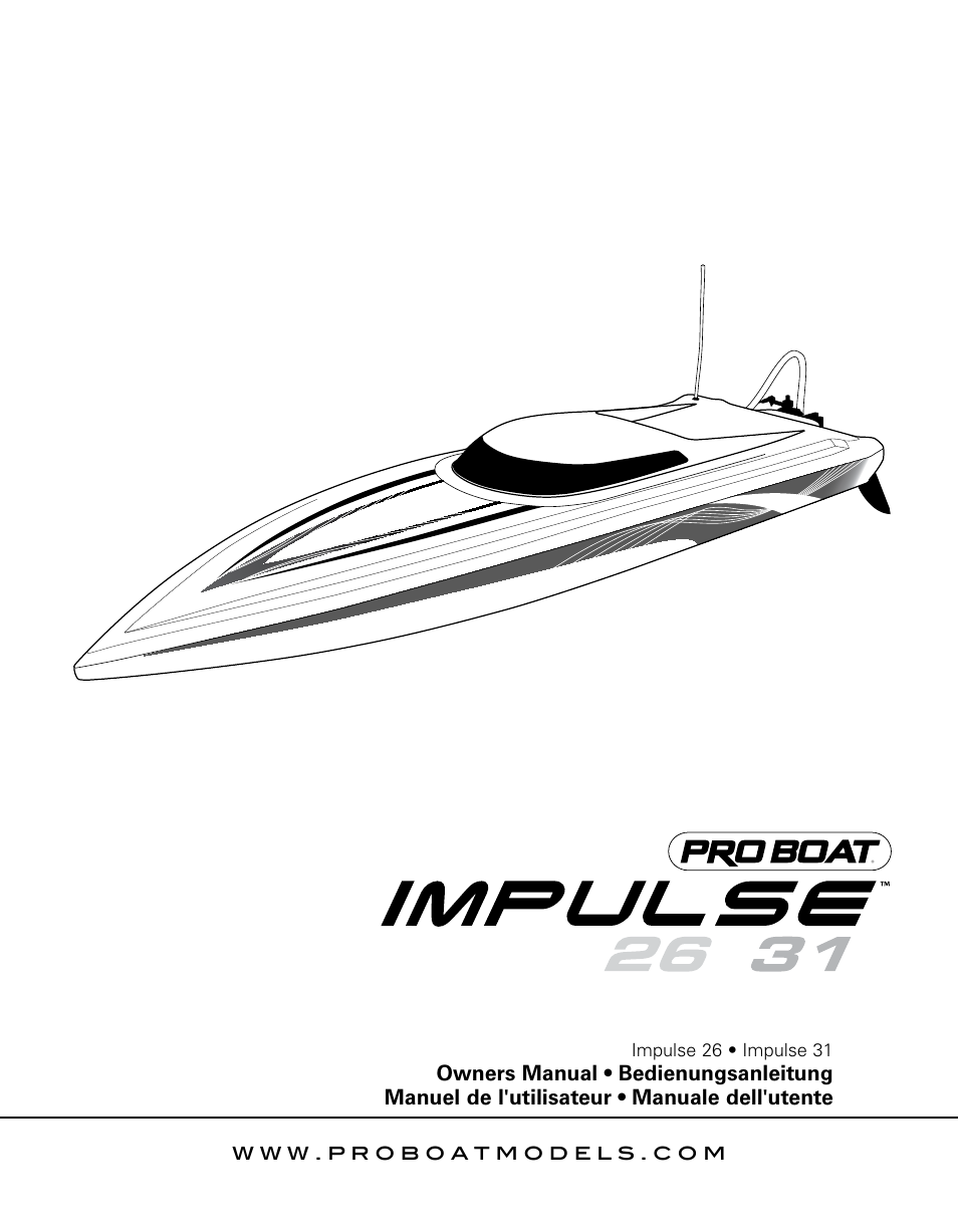 Pro Boat PRB4250 User Manual | 40 pages