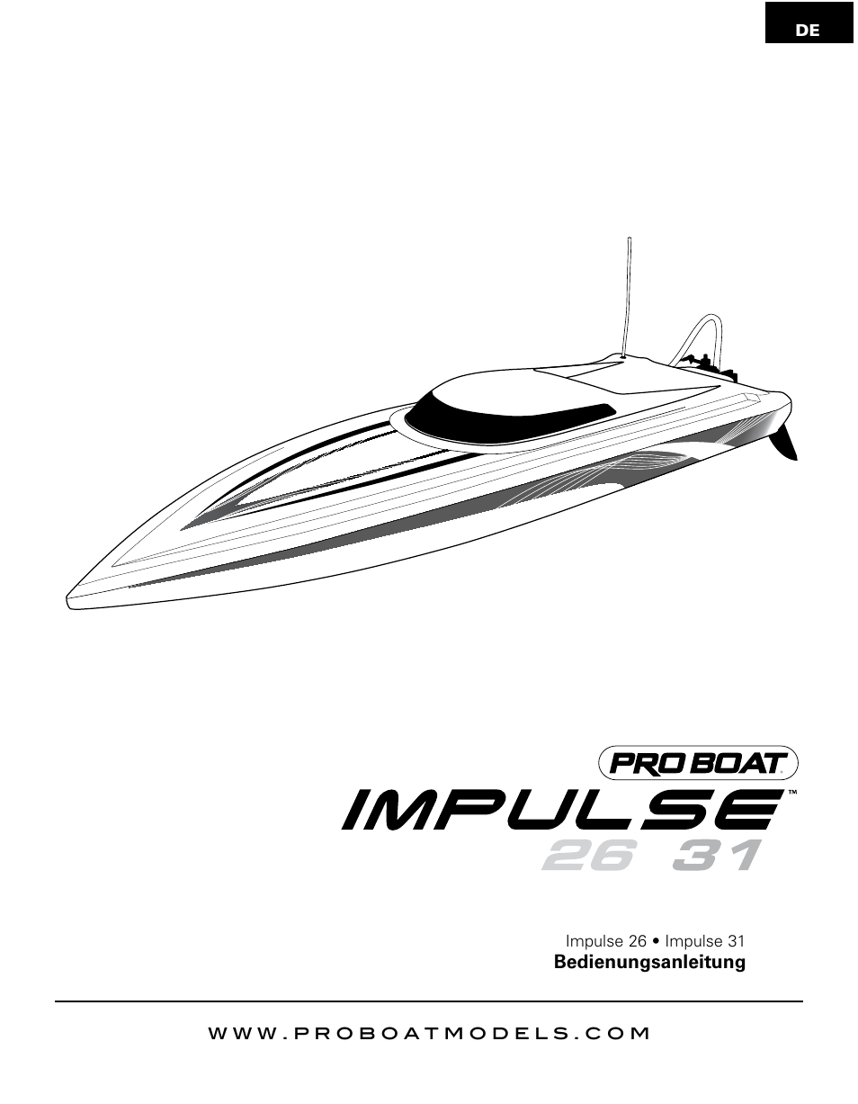 Bedienungsanleitung | Pro Boat PRB4250 User Manual | Page 11 / 40