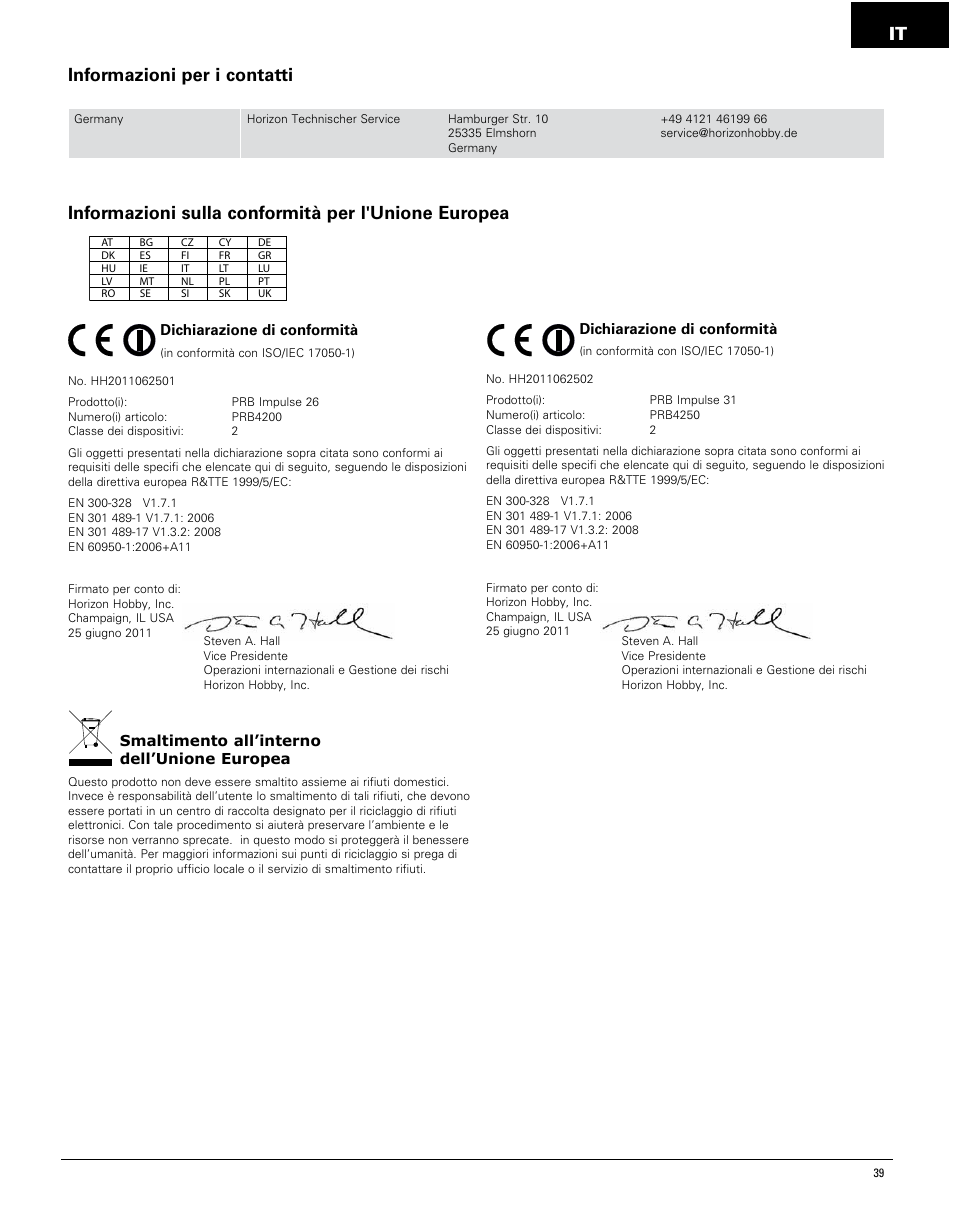 Pro Boat PRB4250 User Manual | Page 39 / 40