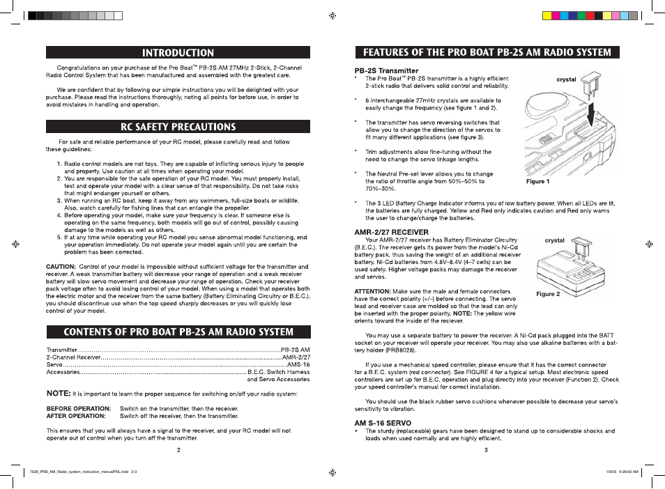 Pro Boat PRB8021 User Manual | Page 2 / 4