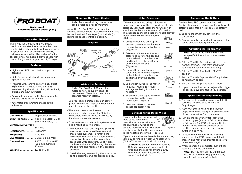 Pro Boat PRB2114 User Manual | 2 pages