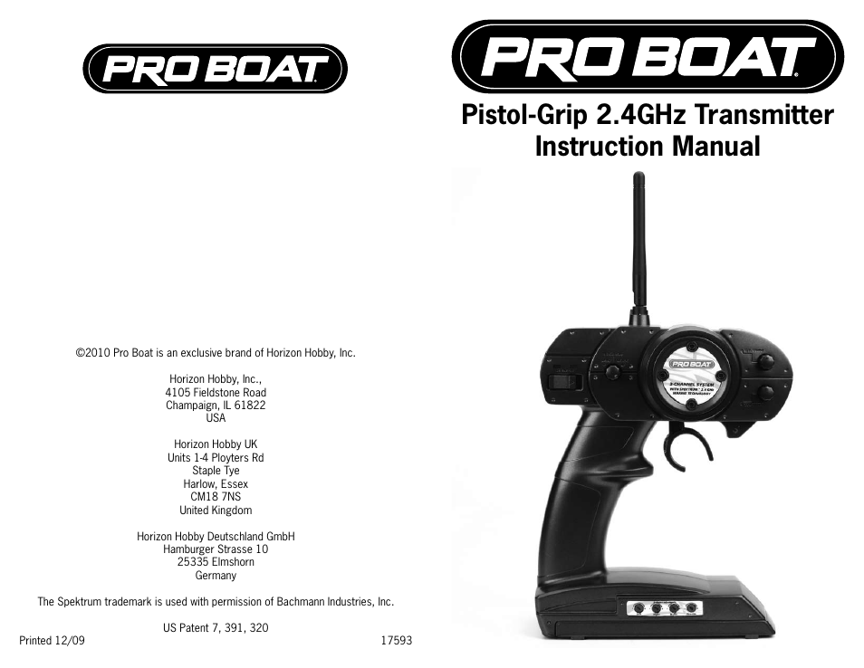 Pro Boat PRB8060 User Manual | 8 pages