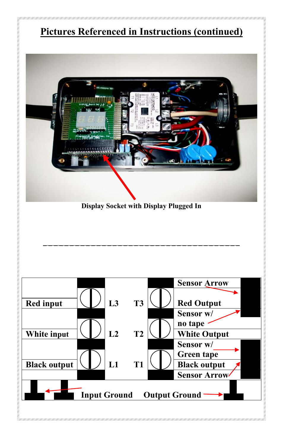 Pictures referenced in instructions (continued), Wiring diagram | Progressive Industries EMS-LCHW50 User Manual | Page 11 / 12
