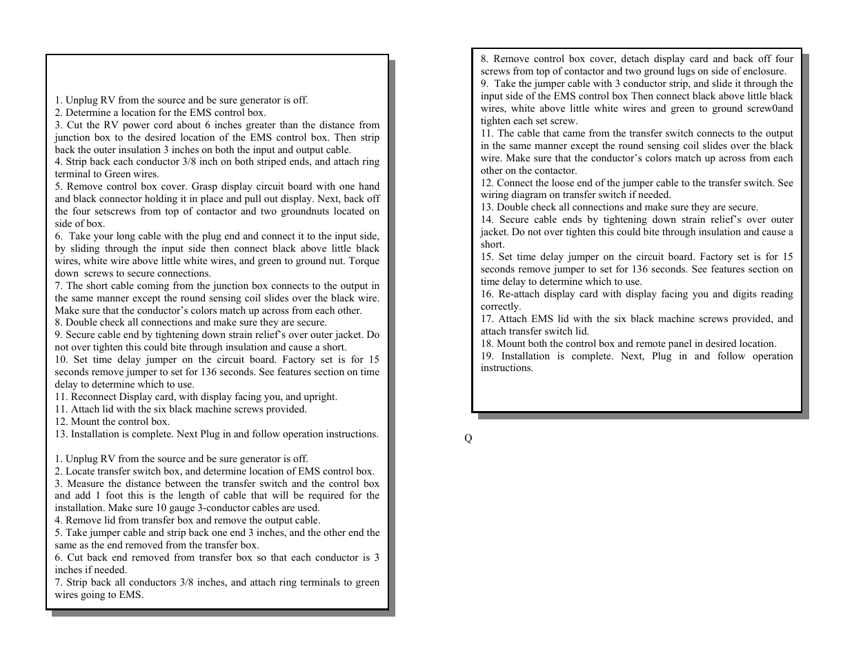 Installation instructions for models: ems-hw30c | Progressive Industries EMS-LCHW30 User Manual | Page 4 / 5