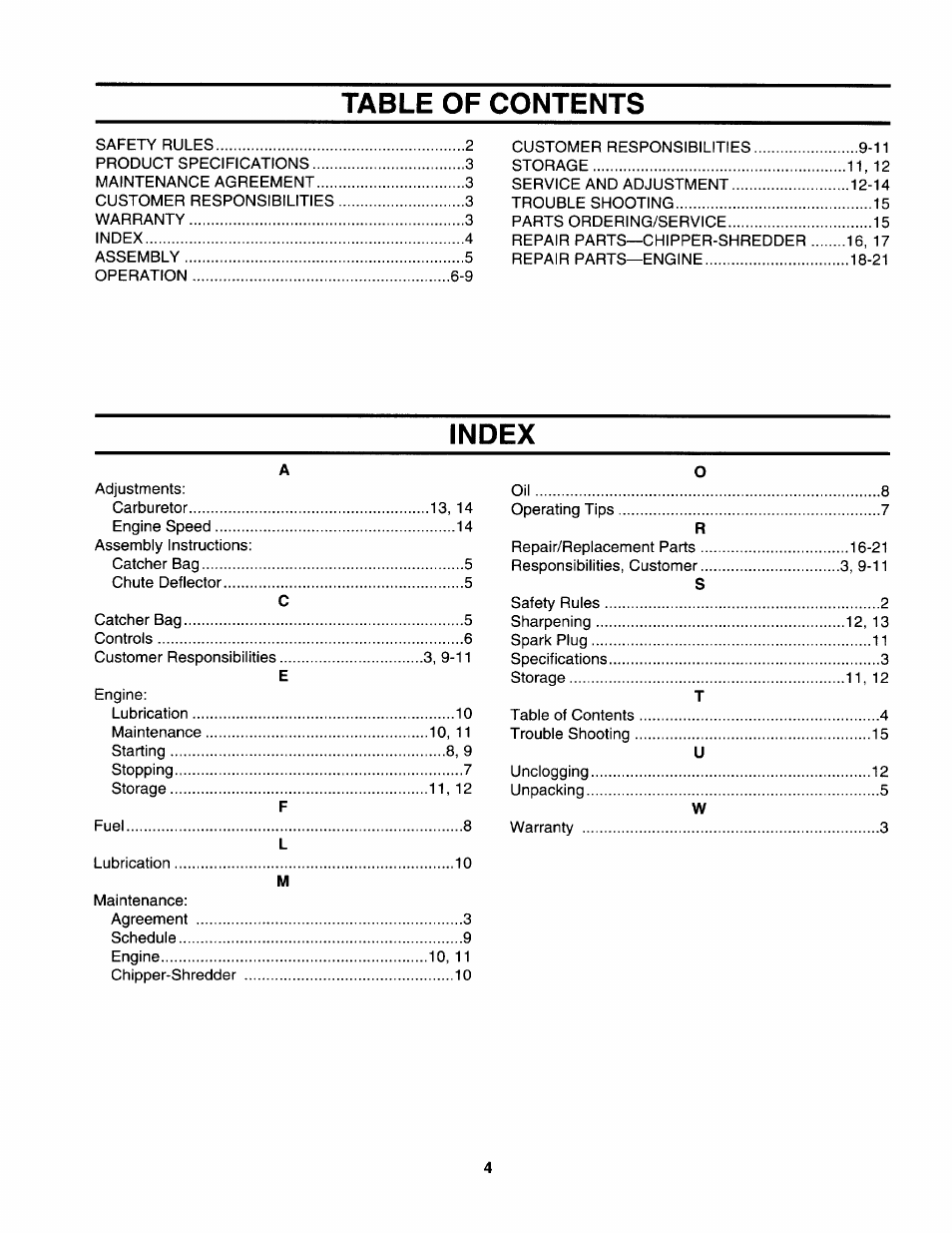 Craftsman 247.799892 User Manual | Page 4 / 21