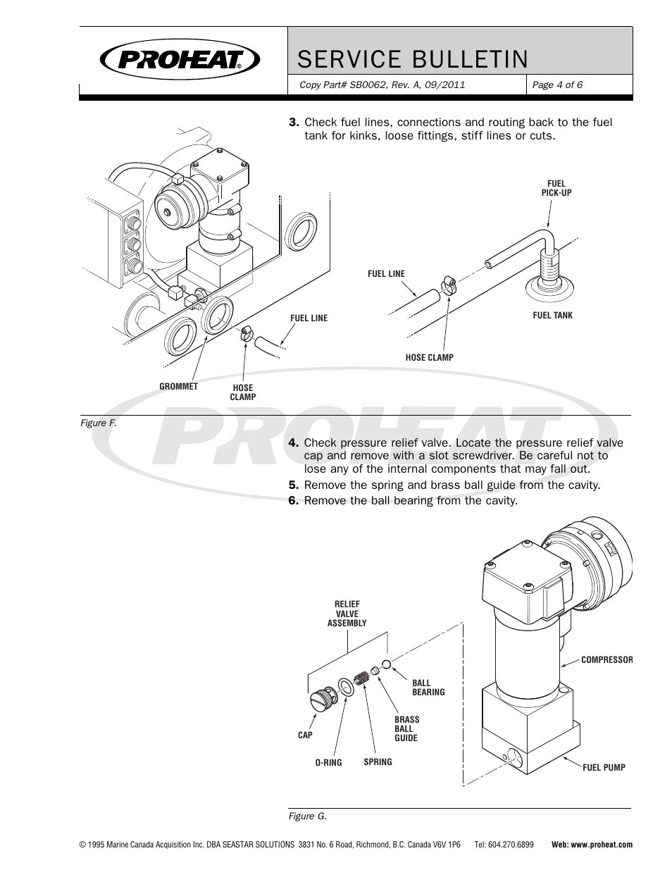 Ser vice bulletin | Proheat X45–School Bus User Manual | Page 119 / 123