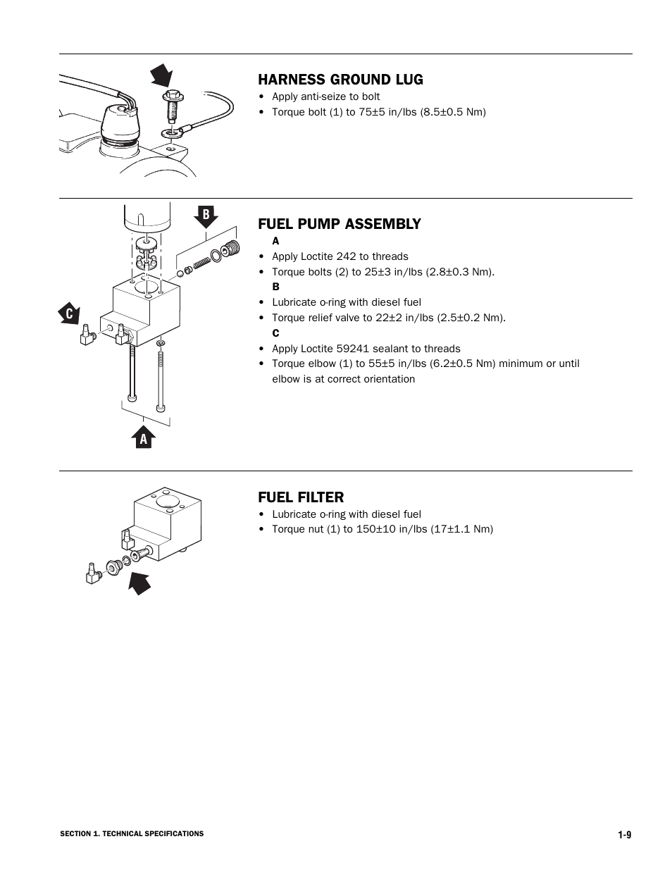 Harness ground lug, Fuel pump assembly, Fuel filter | Proheat X45–School Bus User Manual | Page 18 / 123