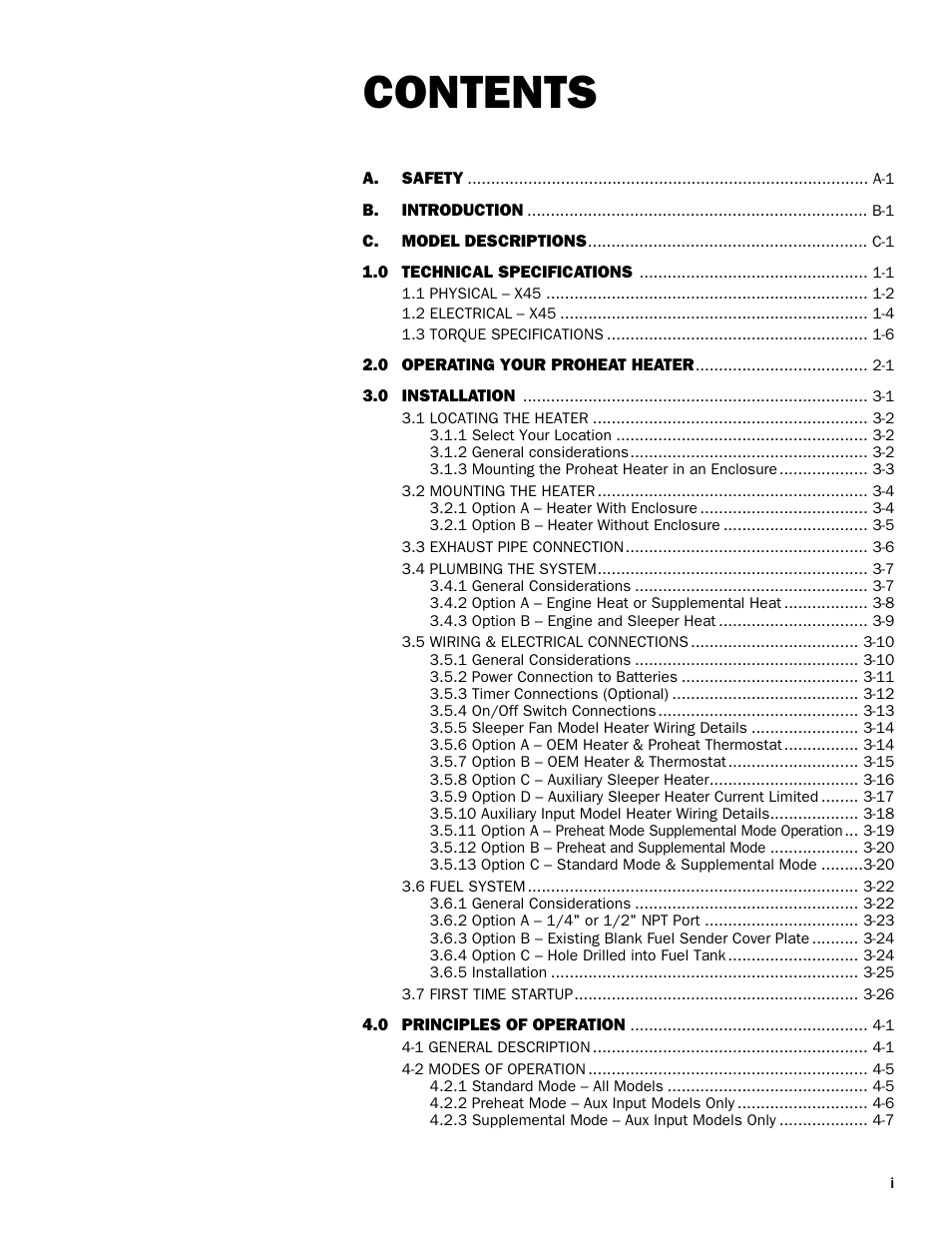 Proheat X45–School Bus User Manual | Page 2 / 123