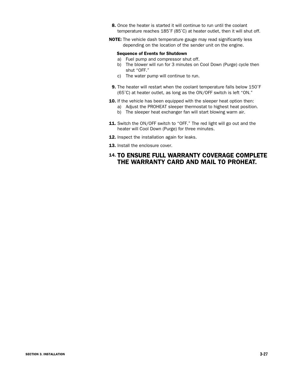 Proheat X45–School Bus User Manual | Page 48 / 123
