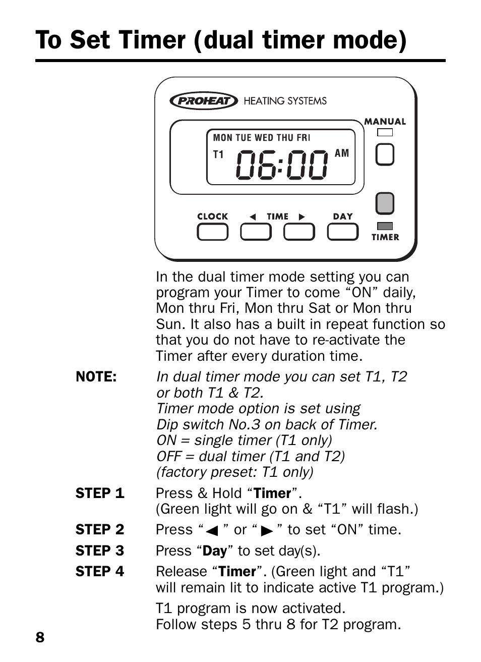 Proheat T-I User Manual | Page 10 / 16
