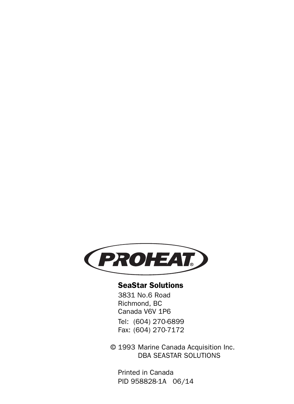 Proheat T-I User Manual | Page 16 / 16