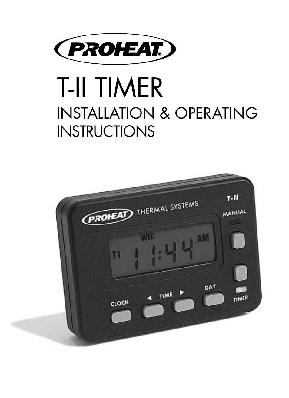 Proheat T-II User Manual | 23 pages