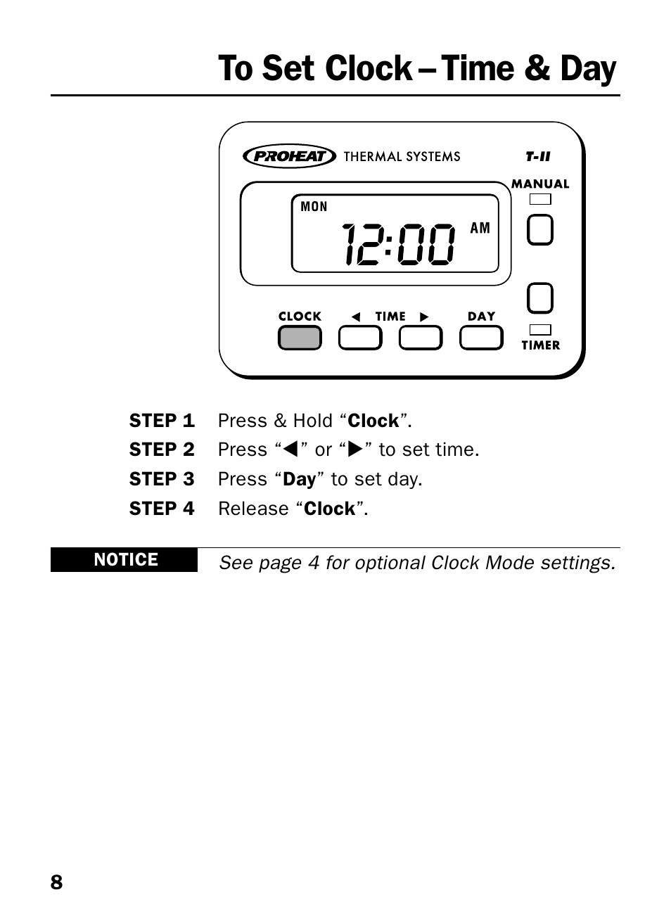 Proheat T-II User Manual | Page 10 / 23