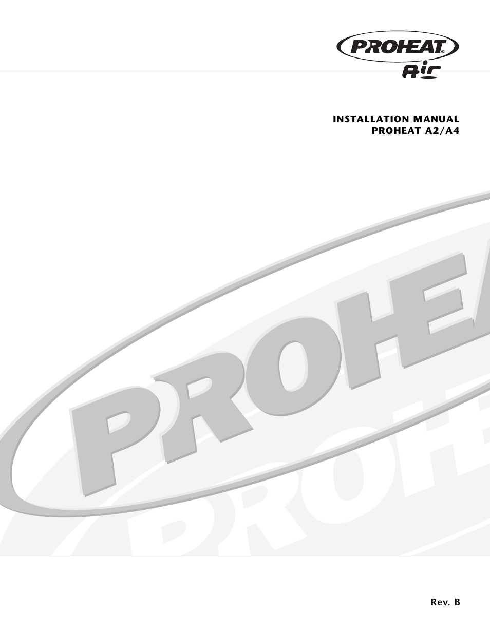 Proheat A4 User Manual | 44 pages