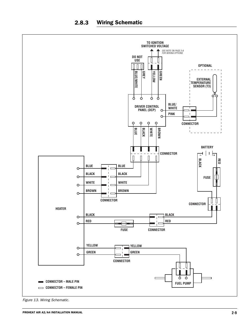 3 wiring schematic | Proheat A4 User Manual | Page 19 / 44