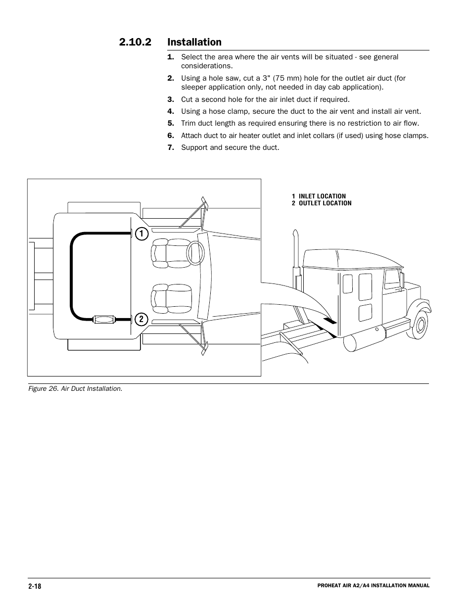 Installation | Proheat A4 User Manual | Page 28 / 44