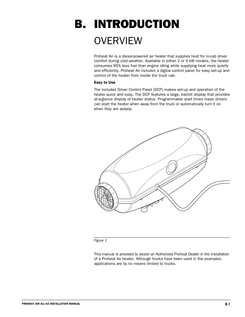 Introduction, Overview | Proheat A4 User Manual | Page 5 / 44