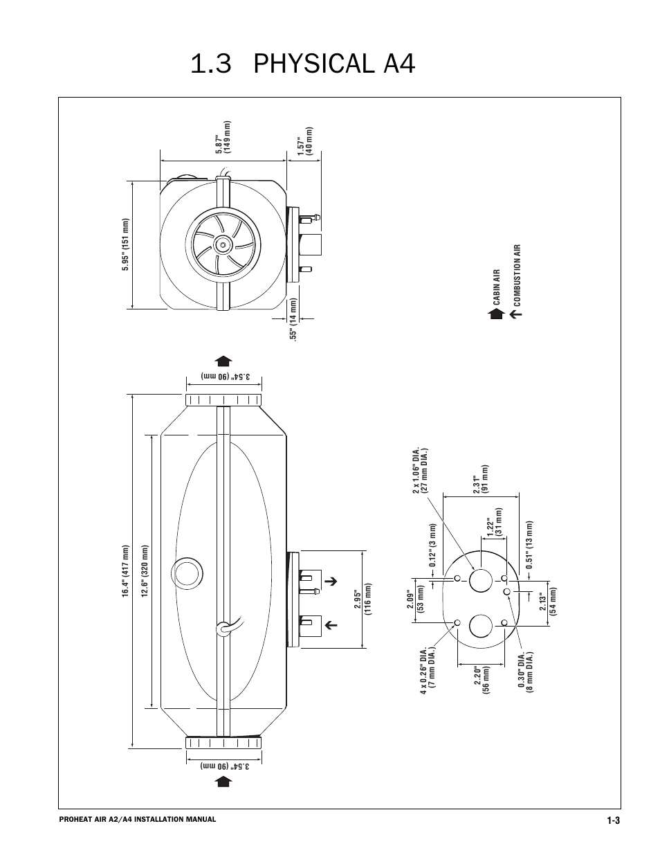 Physical a4 1.3 | Proheat A4 User Manual | Page 9 / 44