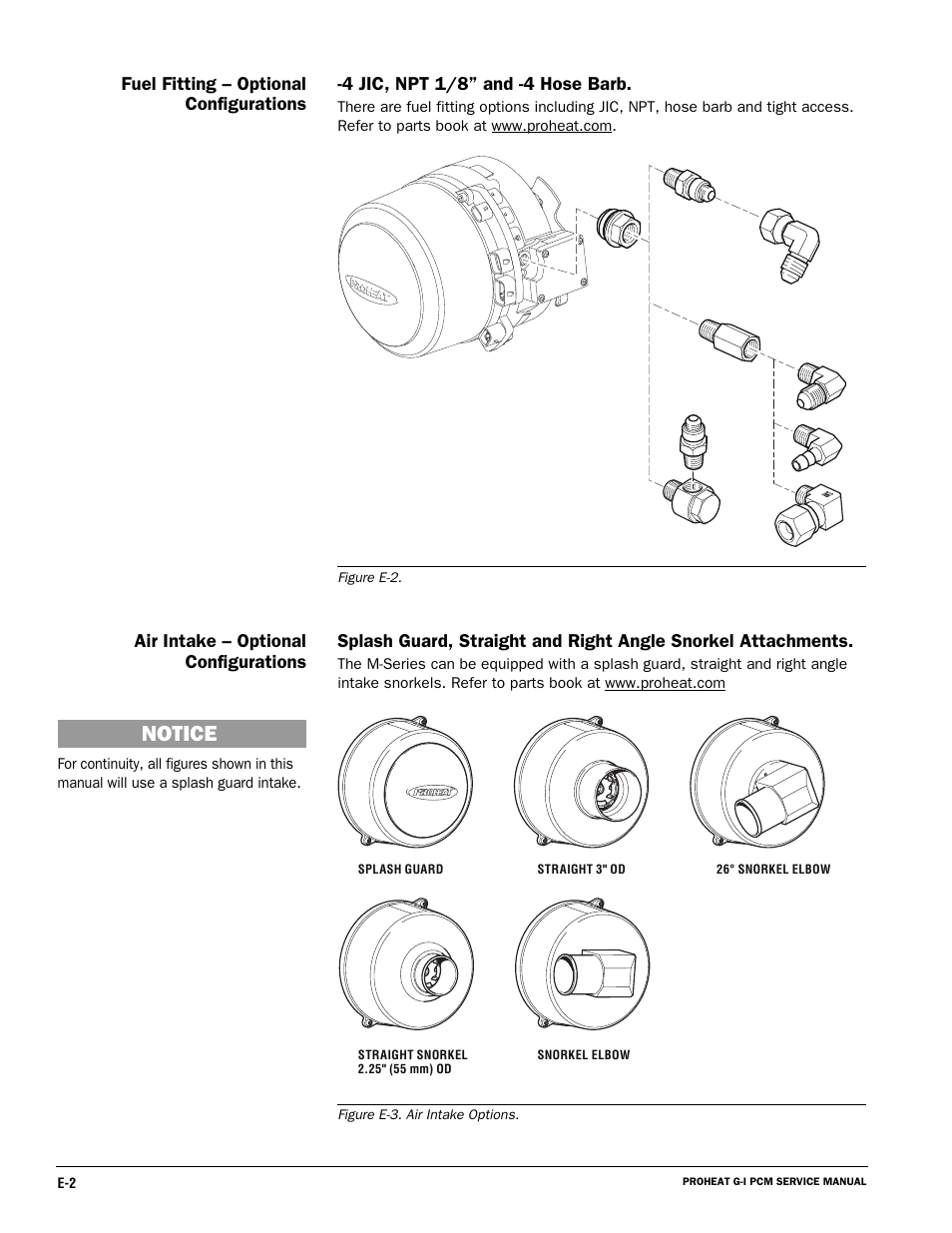 Notice | Proheat M80 User Manual | Page 13 / 86