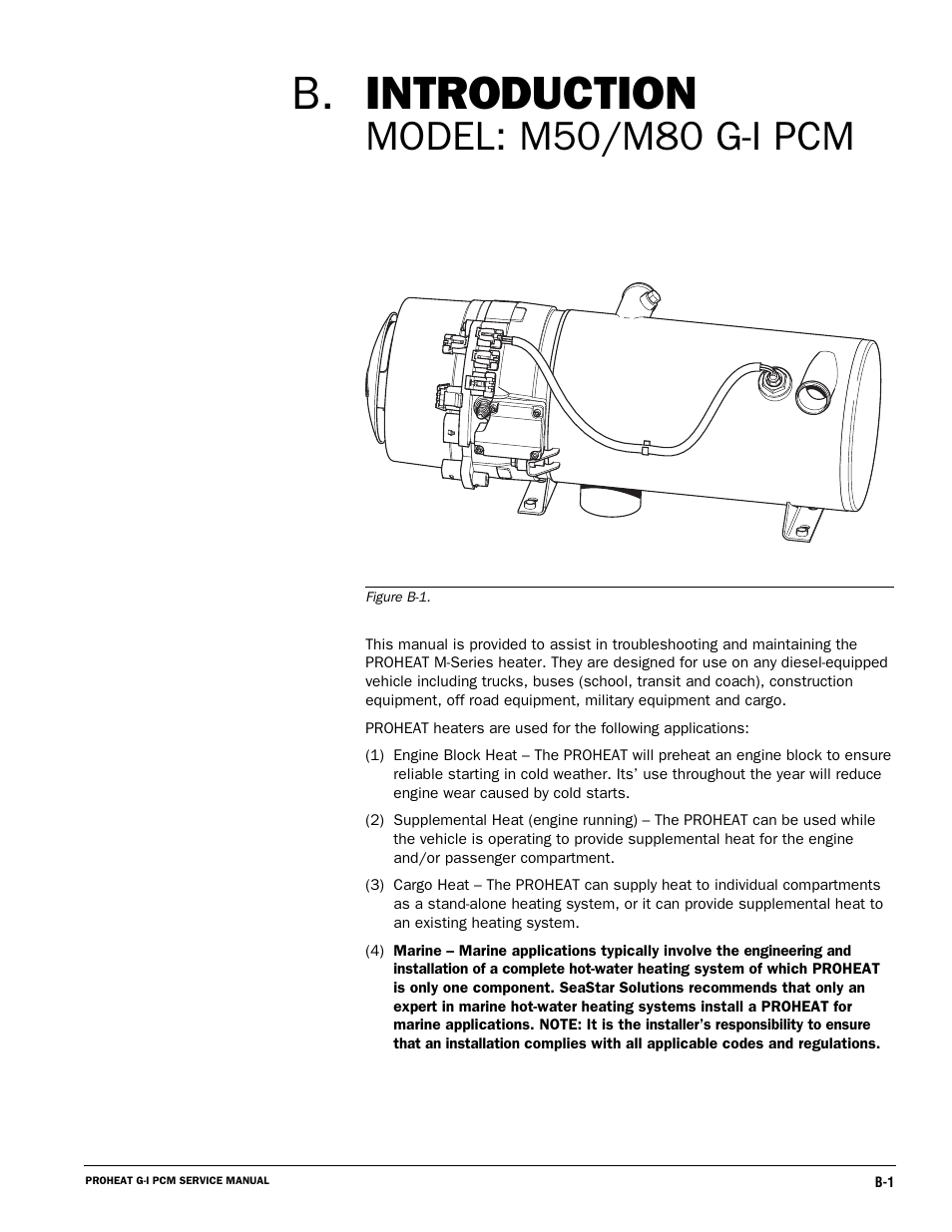 Introduction, Model: m50/m80 g-i pcm | Proheat M80 User Manual | Page 6 / 86