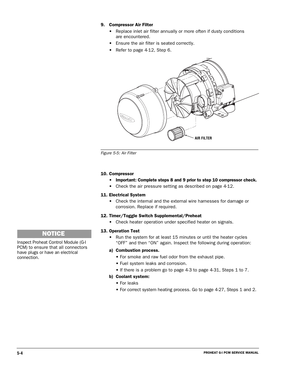Notice | Proheat M80 User Manual | Page 77 / 86