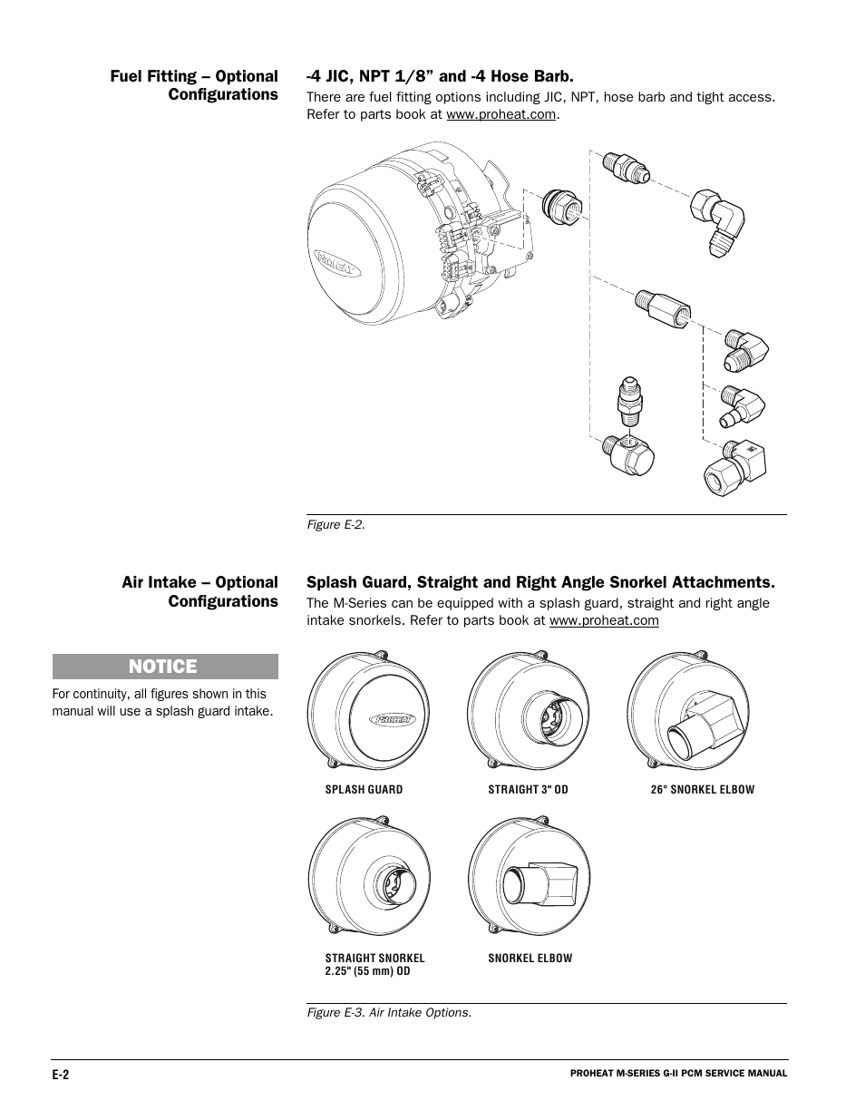 Notice | Proheat M125 User Manual | Page 13 / 90