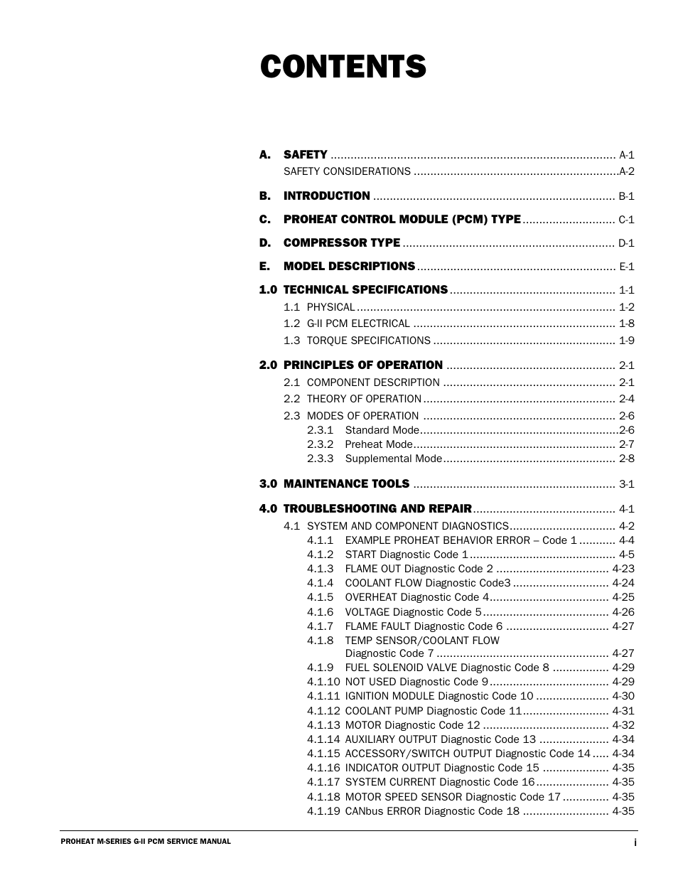 Proheat M125 User Manual | Page 2 / 90