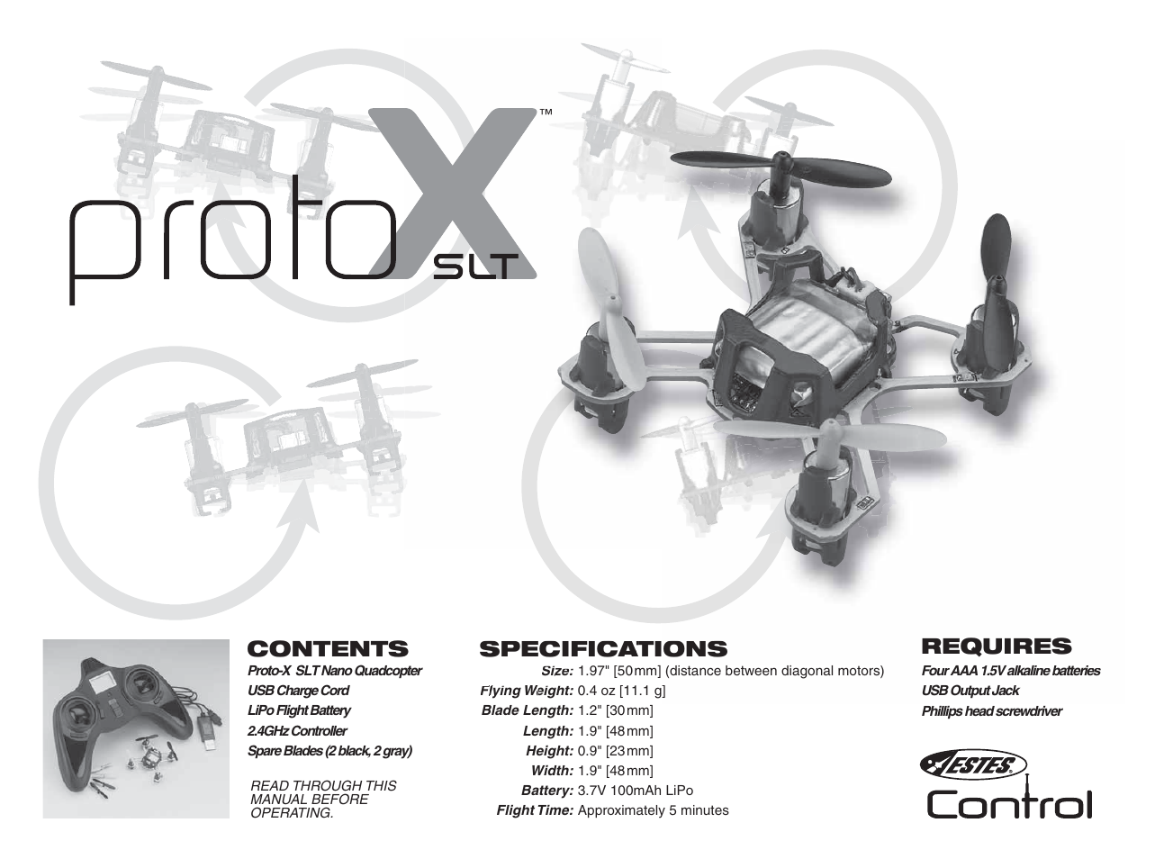 Proto-X SLT User Manual | 8 pages