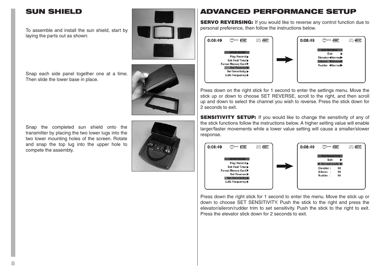 Proto-X FPV User Manual | Page 8 / 12