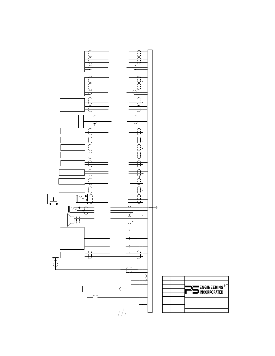 Appendix c bottom connector interconnect, Bottom connector, j1 | PS Engineering PMA7000M-S Installation Manual User Manual | Page 30 / 33