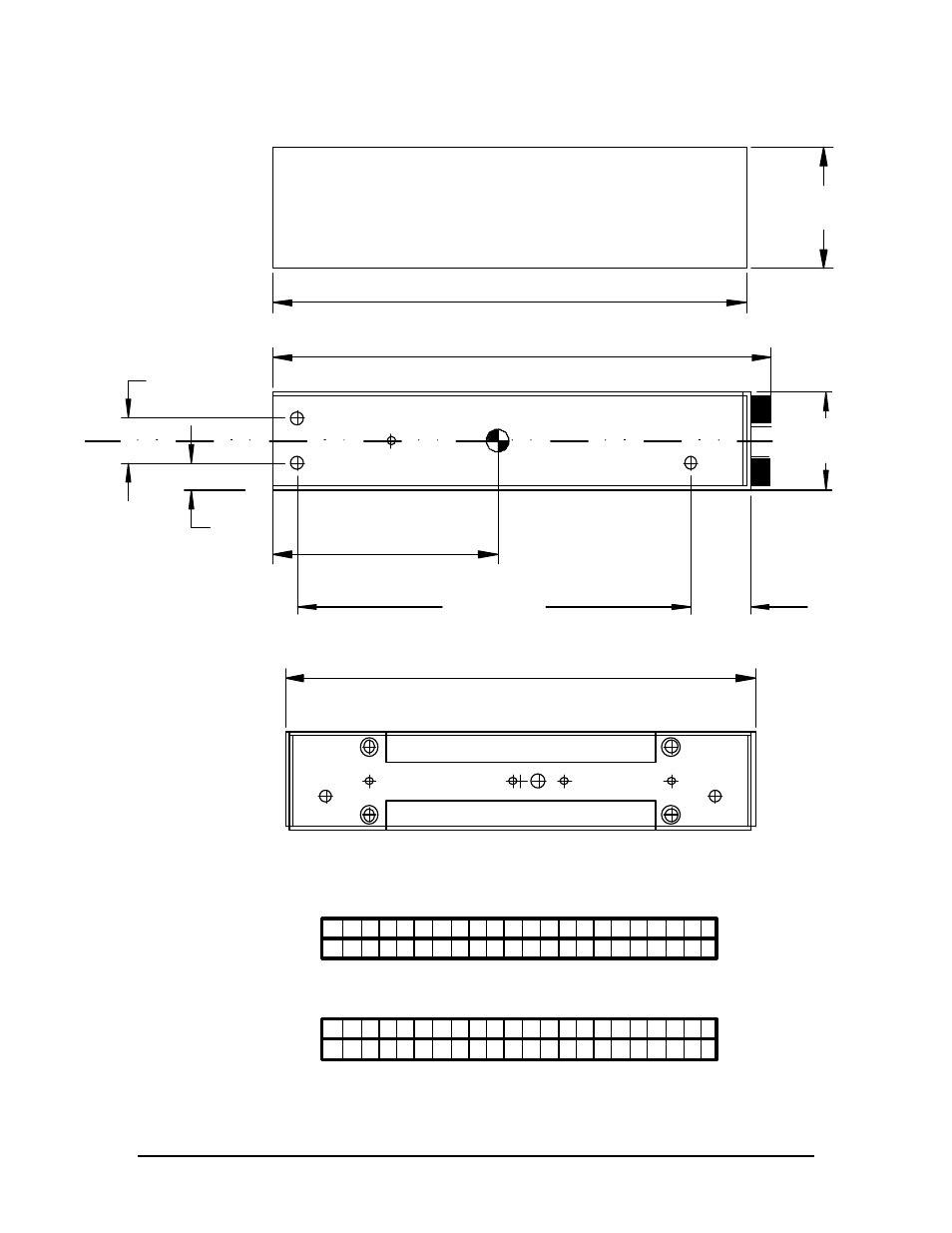 J1 (bottom) j2 (top), Connector viewed from the rear, Appendix b installation drawing | PS Engineering PMA7000CAP Installation Manual User Manual | Page 28 / 34