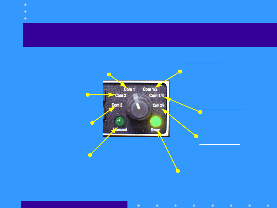 Transmitter selection | PS Engineering PMA7000CAP Training Manual User Manual | Page 10 / 26