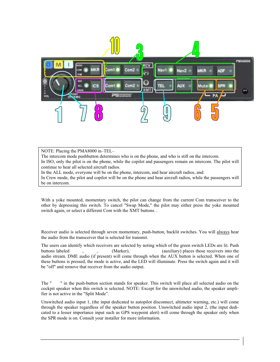 PS Engineering PMA8000 Installation Manual User Manual | Page 20 / 32
