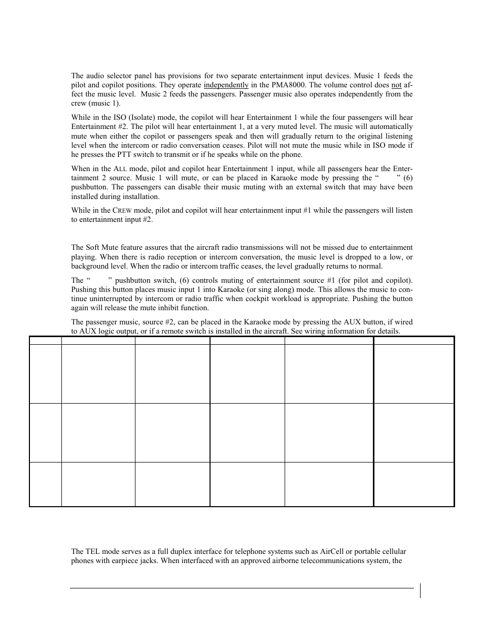 7 telephone mode (9) | PS Engineering PMA8000 Installation Manual User Manual | Page 23 / 32