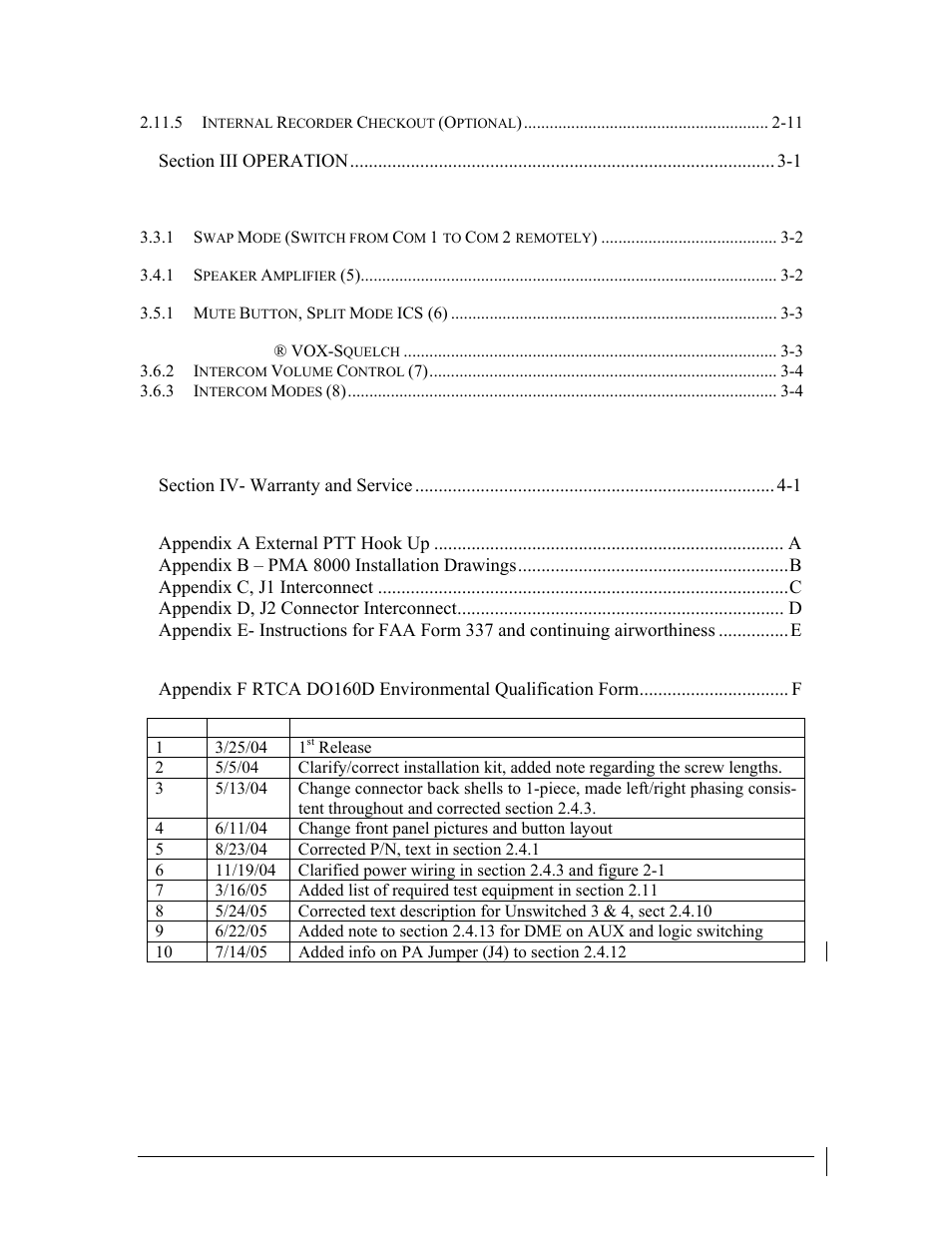 PS Engineering PMA8000 Installation Manual User Manual | Page 3 / 32
