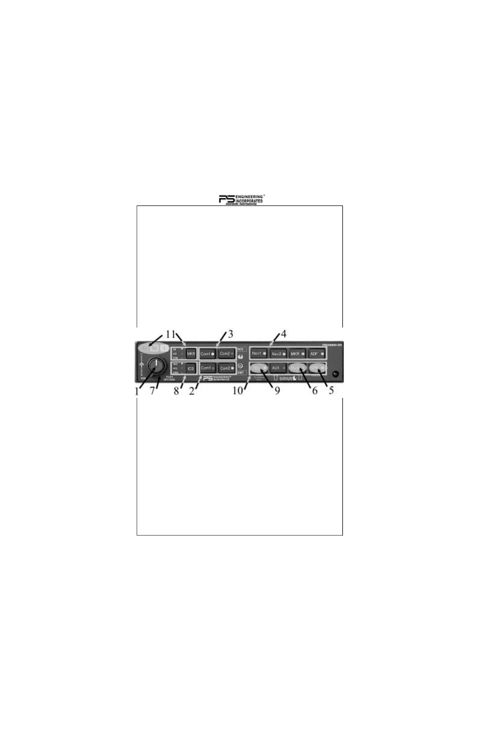 PS Engineering PMA8000SR Pilot’s Guide User Manual | Page 2 / 16