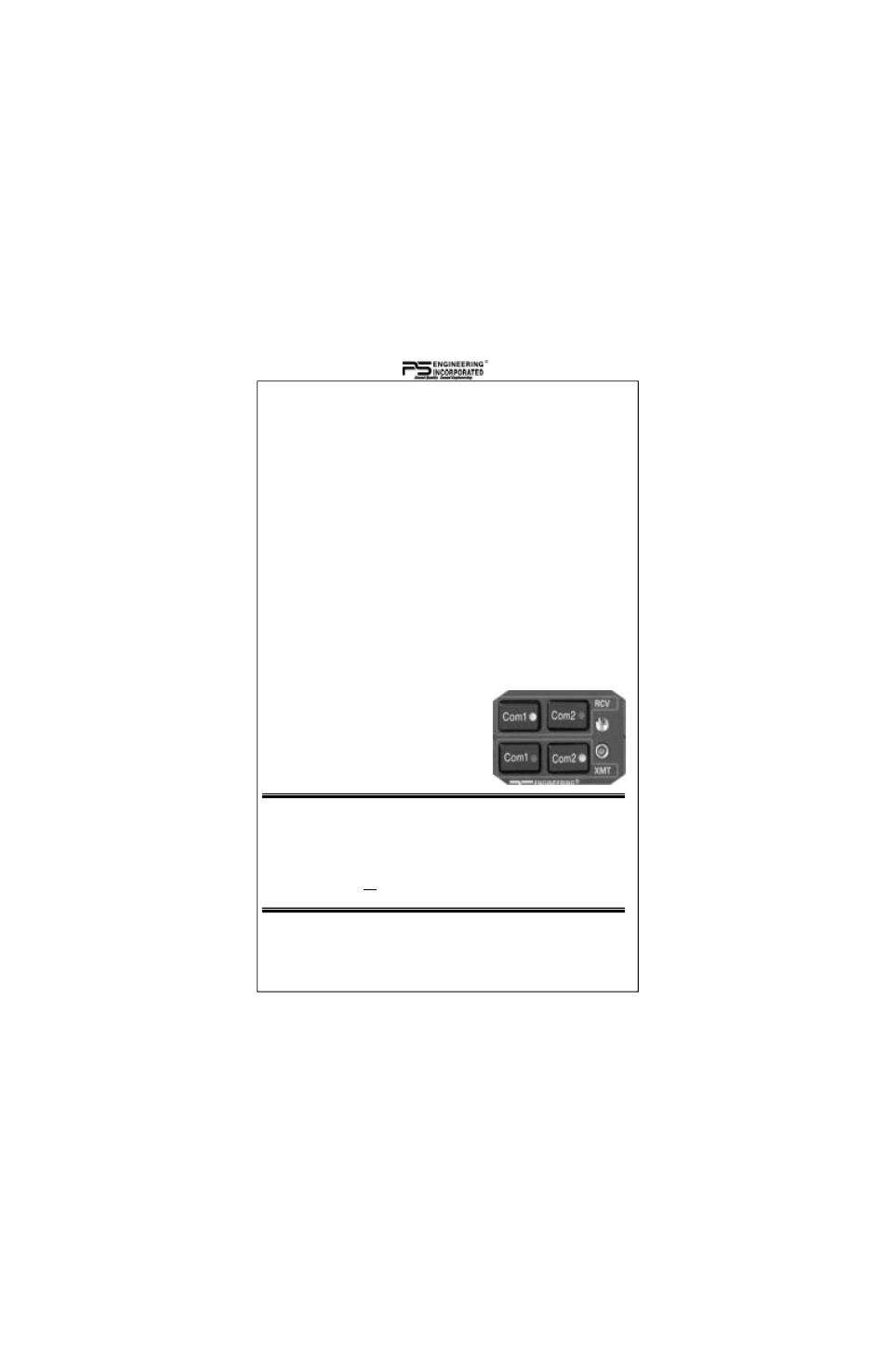 PS Engineering PMA8000SR Pilot’s Guide User Manual | Page 3 / 16