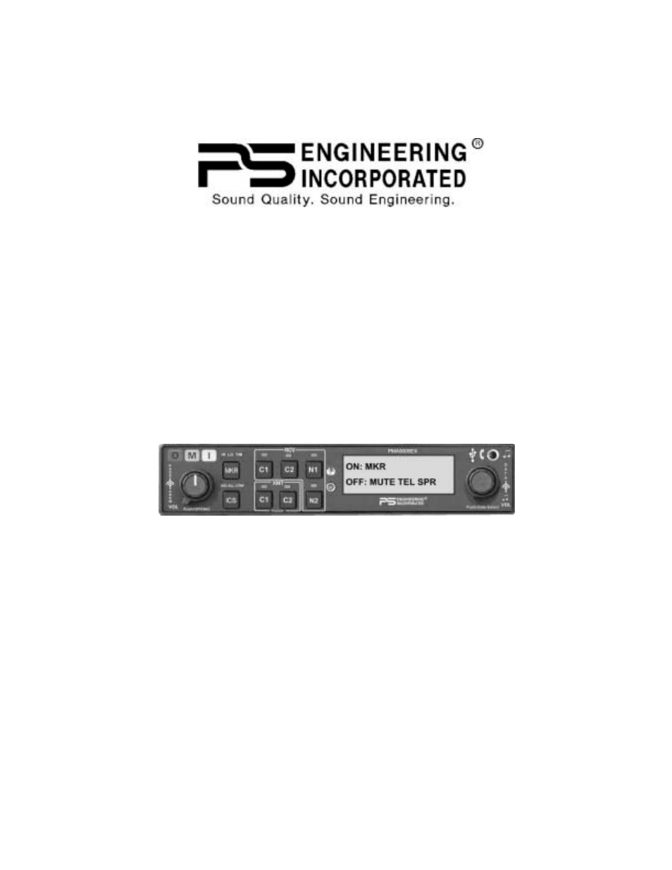 PS Engineering PMA9000EX Pilot’s Guide User Manual | 24 pages