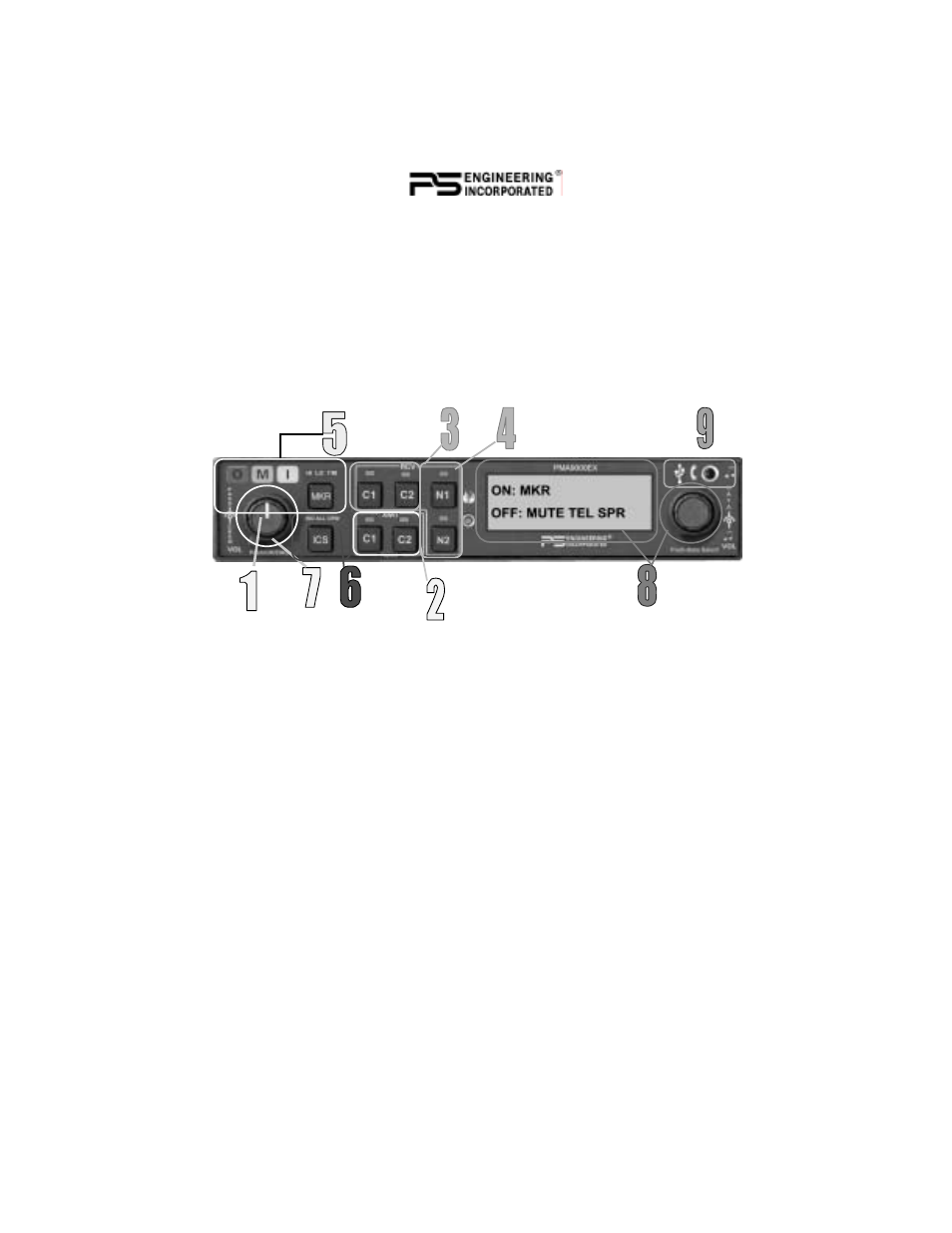 PS Engineering PMA9000EX Pilot’s Guide User Manual | Page 2 / 24