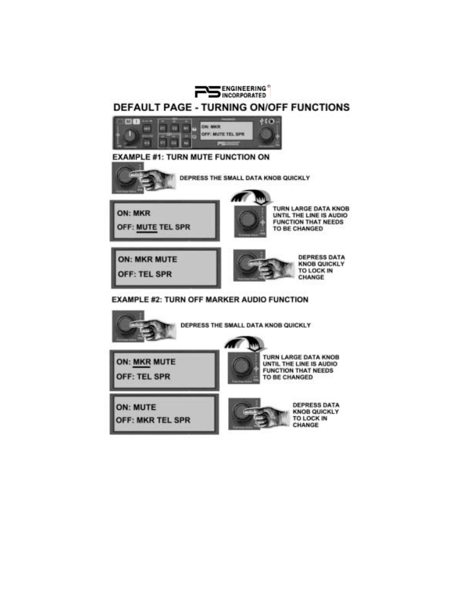 PS Engineering PMA9000EX Pilot’s Guide User Manual | Page 9 / 24