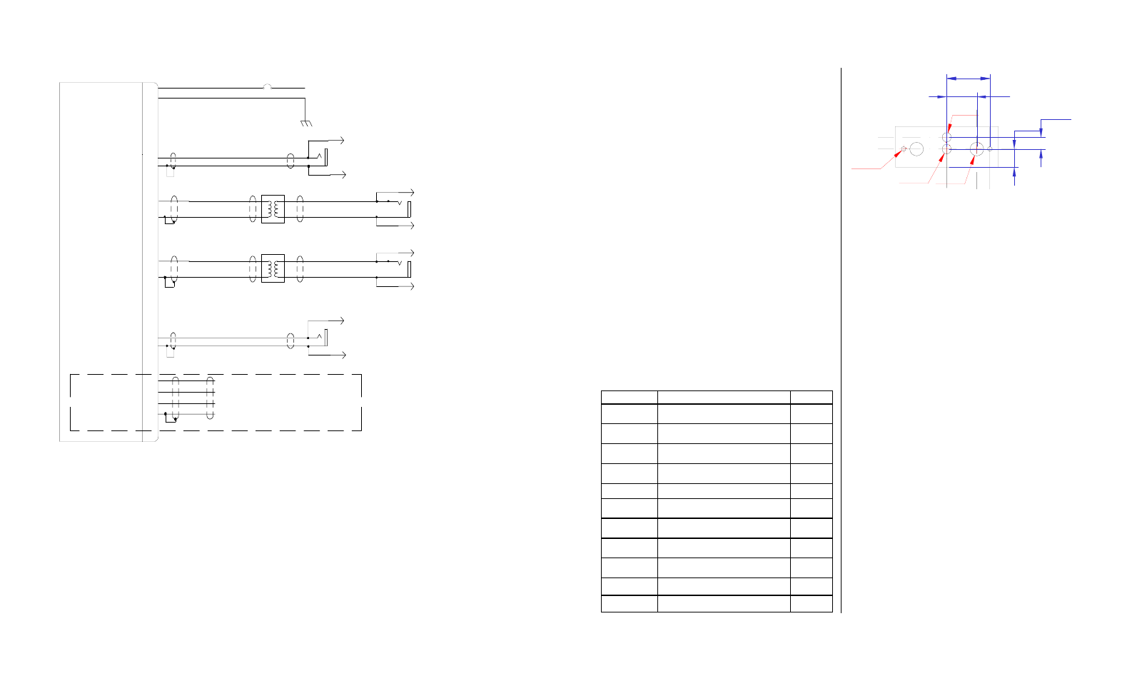 Pm1000-dap wiring, generic, 1 general information, 2 unpacking and inspection | 3 equipment installation pro- cedures, 4 cable harness wiring, Pm1000-dap hole spacing (not to scale) | PS Engineering PM1000DAP User Manual | Page 3 / 6