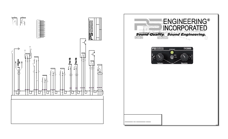 PS Engineering PM2000 User Manual | 4 pages