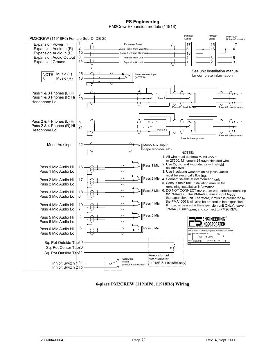 Ps engineering | PS Engineering PM2CREW User Manual | Page 10 / 11