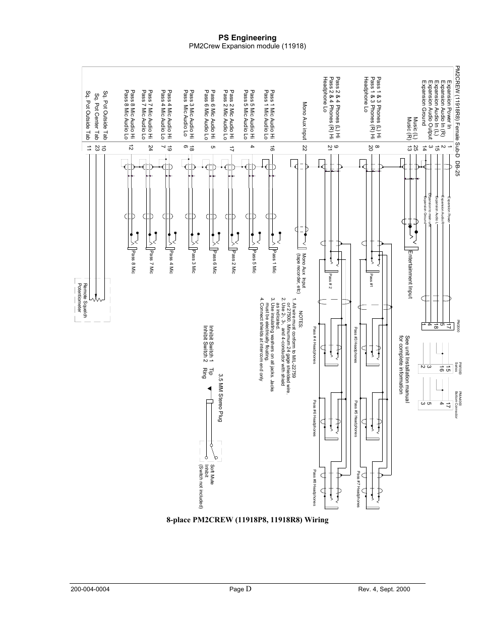 Ps engineering | PS Engineering PM2CREW User Manual | Page 11 / 11