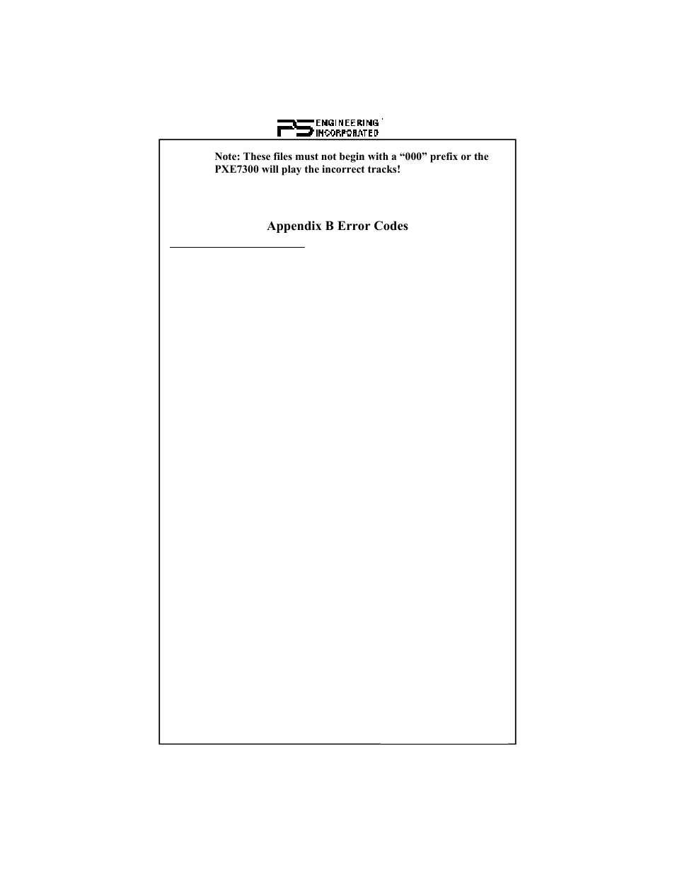 PS Engineering PXE7300 Pilot’s Guide User Manual | Page 7 / 8