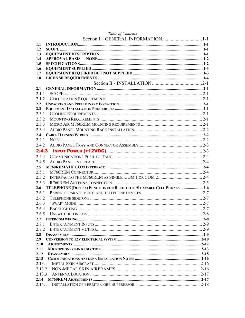 PS Engineering PDA360EX Installation Manual User Manual | Page 2 / 41